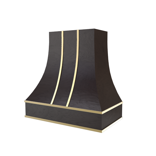 Curved With Brass Strapping