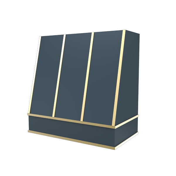 Angled With Brass Strapping