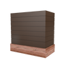 Box With Shiplap & Wood Band