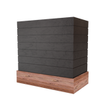 Box With Shiplap & Wood Band