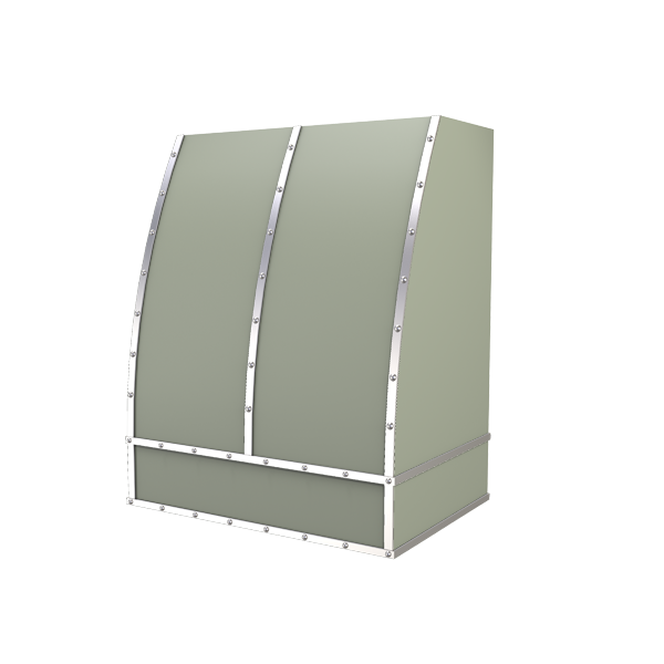 Scooped With Steel Strapping & Buttons
