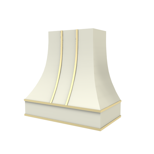 Curved With Brass Strapping