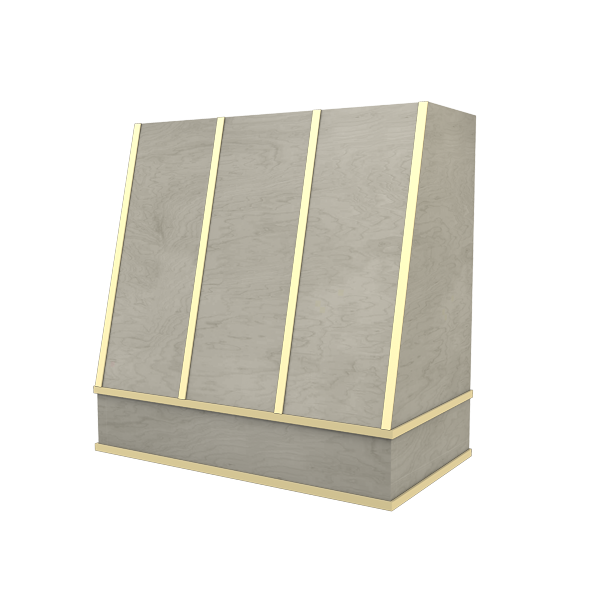 Angled With Brass Strapping