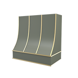 Sloped With Brass Strapping