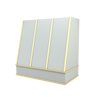 Angled With Brass Strapping