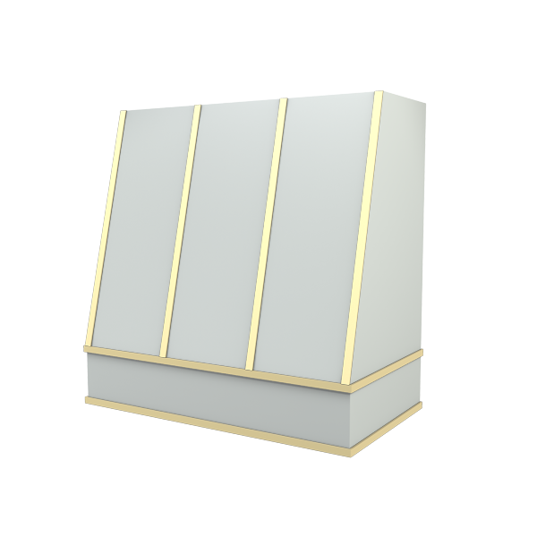 Angled With Brass Strapping