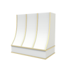 Sloped With Brass Strapping