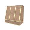 Angled With Brass Strapping
