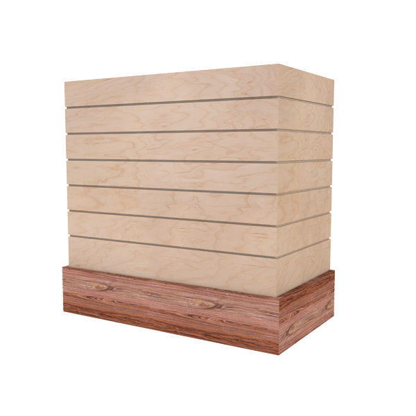 Box With Shiplap & Wood Band